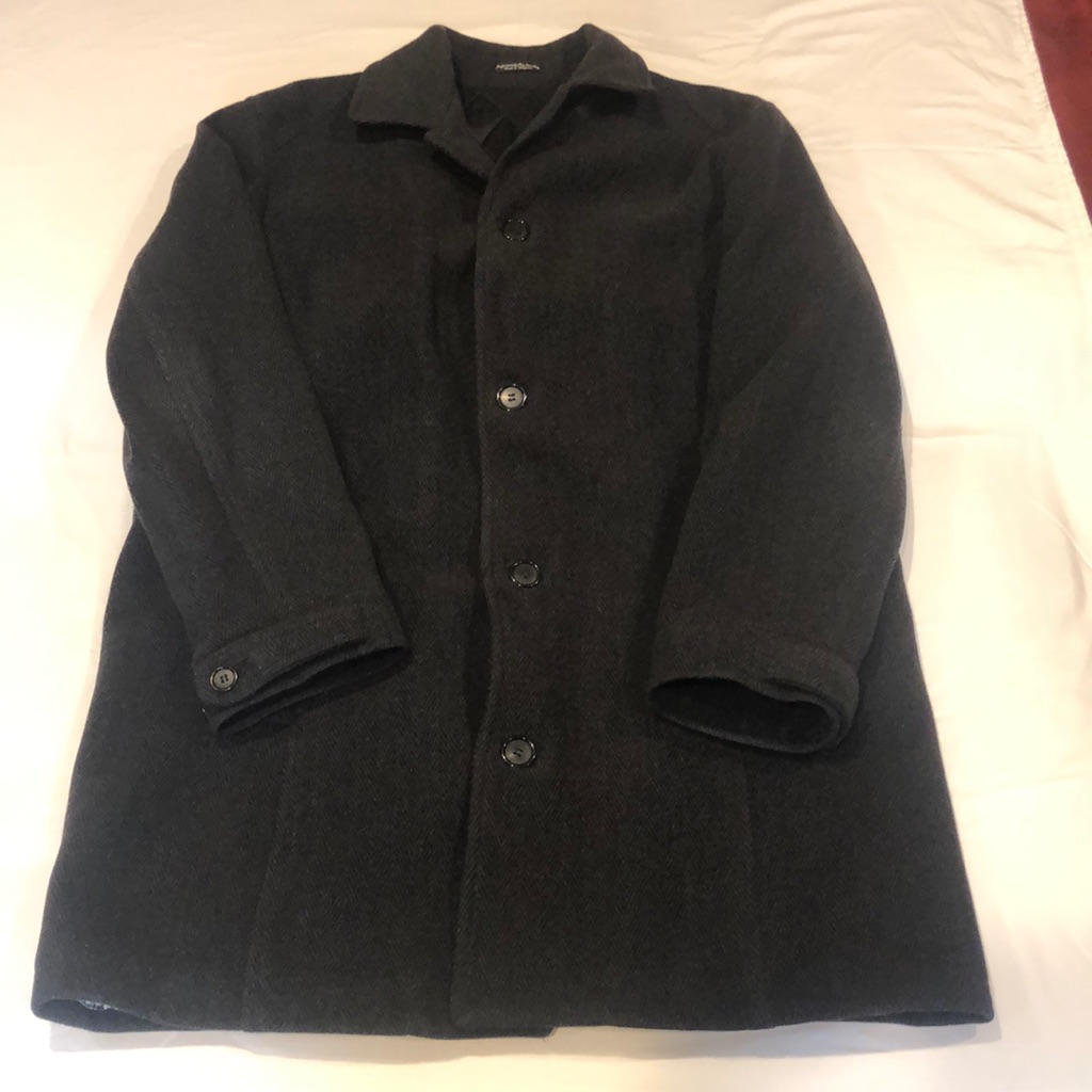 Men’s Black Trench Coat